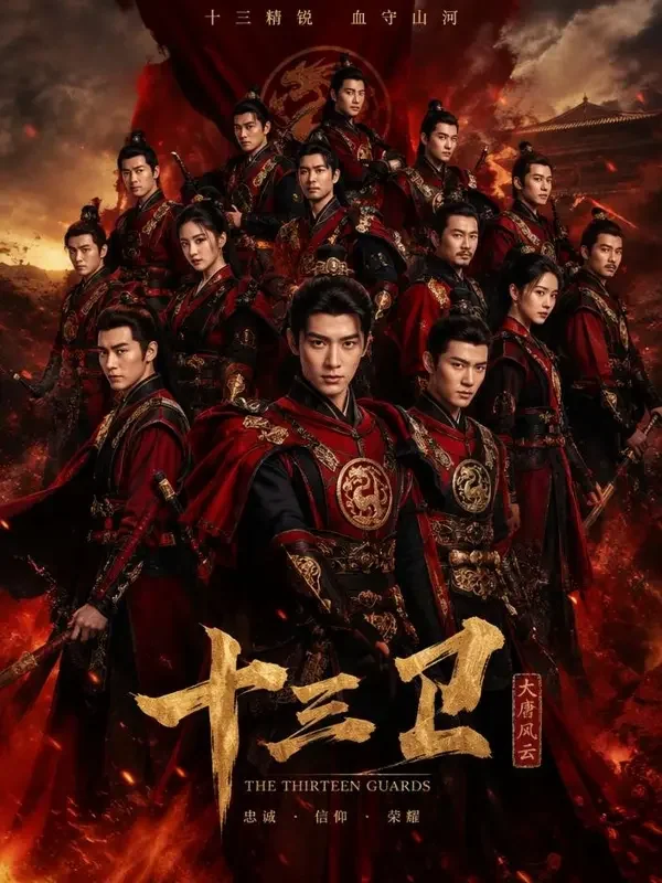 红豆短剧 铁血十三卫 短剧封面